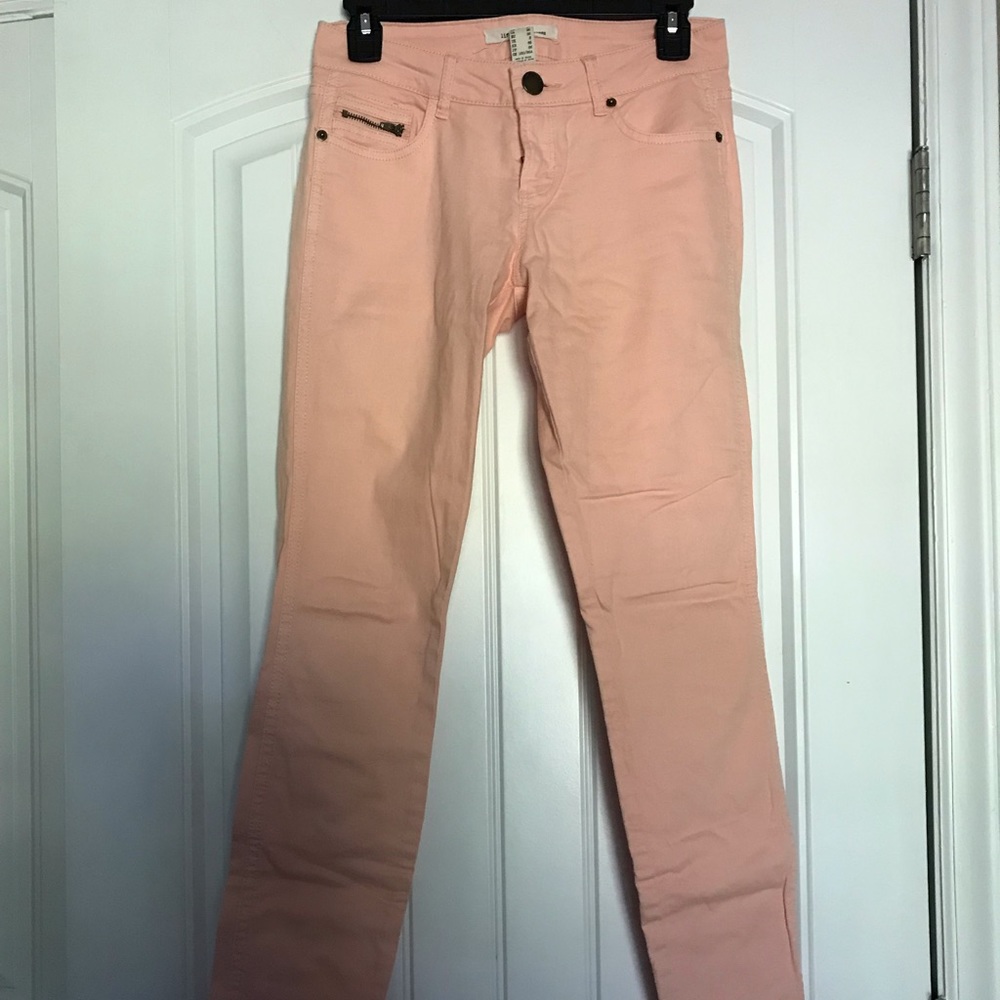 Peach Skinny Jeans